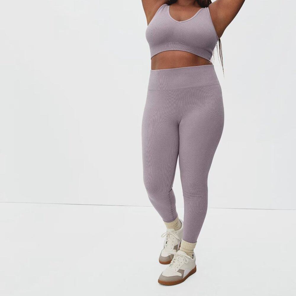 Everlane The Seamless‎ Leggings in Purple XL/XXL NWT